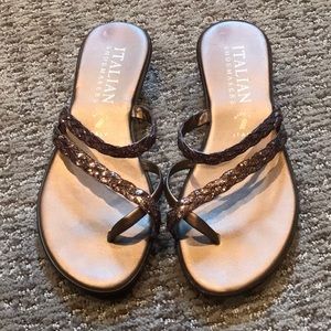 Italian Shoemakers slip on sandals